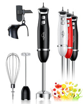 Sangcon immersion blender three-in-one attachments for versatile cooking options.