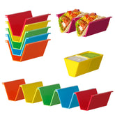SanmChuf taco holders set of 12 keeps tacos upright and mess-free during meals.