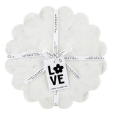 Santa Barbara Design Studio round marble charcuterie board with scalloped edge for elegant entertaining