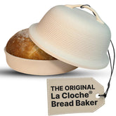 Sassafras Superstone La Cloche front view shows 5QT loaf capacity for breads