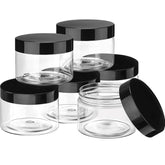 SATINIOR 8 oz wide-mouth jar with screw-on lid for easy filling and secure storage.