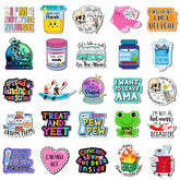 Saysurey nursing magnets on fridge brighten kitchen and office spaces.