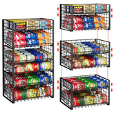 Sbanmao stackable can rack front view helps organize canned goods efficiently