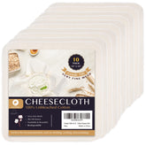 SCENG precut cheesecloth 15x15 inch close-up of ultra-fine weave for smooth straining