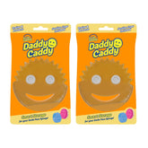 Scrub Daddy Daddy Caddy sink holder keeps sponges tidy and drains between uses.