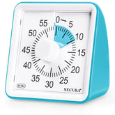 Secura 60-minute visual timer dial helps students manage time and stay focused.