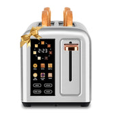 SEEDEEM Toaster touch screen with countdown timer for precise timing.