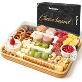 SEFILENCE charcuterie board with lid and handle for easy transport and freshness.