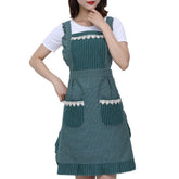 Sefiron Princess Apron in soft cotton fabric for comfortable cooking.