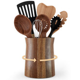 Segtenant Utensil Holder with 360° rotation for quick, reachable utensil access.
