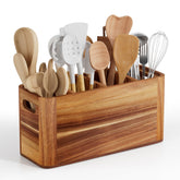 Segtenant four-compartment utensil holder on counter for organized tools.
