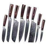 Seido Knives Master Chef Knife Set displays versatile blades for prep.