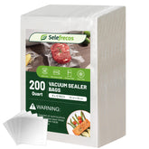 Selefrecos vacuum sealer bags in 8x12 inch size for efficient meal prep and freezer storage.