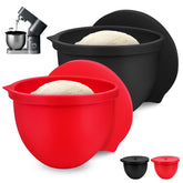SelfTek inside-bowl liner placed in 5 qt KitchenAid for easy prep and storage