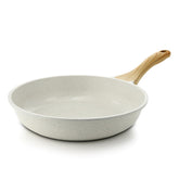 SENSARTE nonstick ceramic frying pan 9.5 inch with smooth surface for easy egg release.