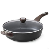 SENSARTE 10.5 inch nonstick pan with lid for effortless food release