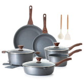 Sensarte nonstick 16-piece set—complete kit for effortless, low-fat cooking.