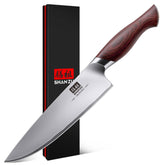 SHAN ZU chef knife 8-inch blade for precise slicing and prep.