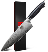 SHAN ZU 8-inch powder steel chef knife for precise slicing