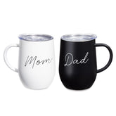 Sheffield Home 12oz stainless steel mug with travel lid keeps drinks hot on the go