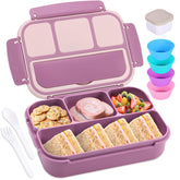 Shell and Turtle Bento Box main view shows a durable 4-compartment design for balanced meals.