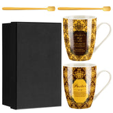 Shellwei pastor and wife mugs with gift box, ideal for gifting