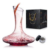 SHIGOO wine decanter 1200ml in lead-free crystal for elegant aeration