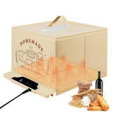 SHINEBBYS Bread Proofing Box front panel with precise temperature control for consistent dough proofing.