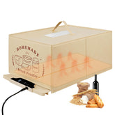 SHINEBBYS bread proofer side view highlights stable temperature and durable insulation.