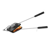 Shradha Trading Sandwich Hand Toaster outdoor use; compact for quick meals.
