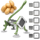 SHSYCER French fry cutter complete set top view for quick batch prep