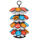 SHURFFY coffee pod carousel holds 36 pods for organized access