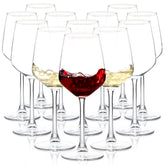 SHYRC 12-piece wine glasses set for elegant entertaining