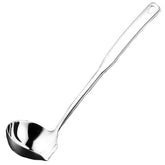 Siaiqiang soup ladle with pour spout for precise gravy pours.