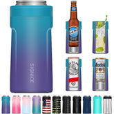 Signice universal can cooler 3in1 insulator keeps 12oz drinks cold.
