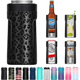 Signice universal can cooler overview showing 3-in-1 versatility for cans and bottles, stays cool