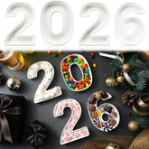 SiliFine 2026 letter charcuterie board for festive snack layouts.