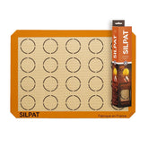Silpat macaron mat with 20 circle layout for even baking and consistent size