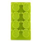 Silver Buffalo Shrek face ice cubes brighten drinks and parties.