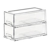 SIMPEXPE stackable drawer in pantry keeps cans neatly organized and easy to grab.