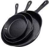 Simple Chef Cast Iron Skillet 10-inch: even heat for searing and browning