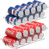 Simple Houseware soda can organizer 2-pack front view for easy access
