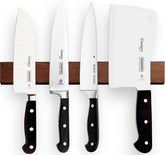 SimpleUsefulThings 10 inch magnetic knife holder on wall keeps knives visible and within reach.