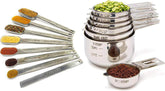 Simply Gourmet measuring cups and spoons stack neatly for storage and quick prep