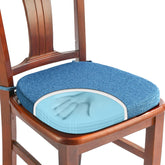 SINOSSO memory foam chair cushion in blue 16w-16d for dining comfort.