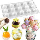 SIQINZONGWA sphere-mold 15 cavities for chocolates and candies.