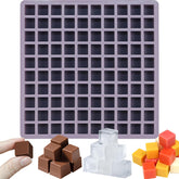 SIQINZONGWA square mold with 100 cavities for easy batch chocolates.
