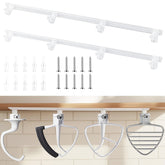 SIUDANGKA mixer holder with four hook mounts keeps KitchenAid attachments tidy and ready