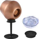 Siyaluens rose-gold wine glass with detachable stem for versatile serving