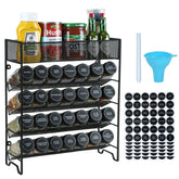Skiileor spice rack assembly for organized kitchen storage and easy access.
